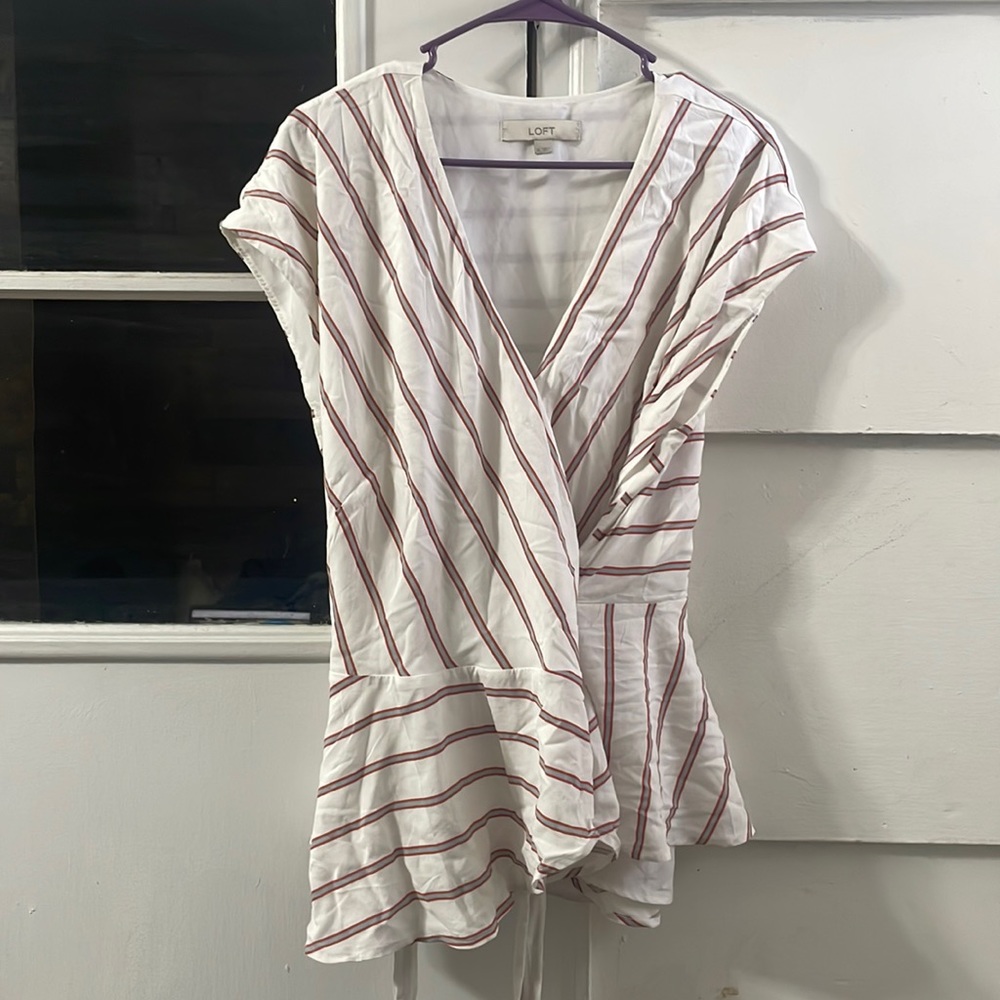 Wrap around blouse